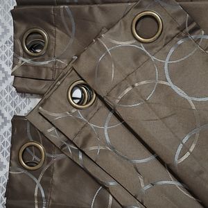 Room Darkening Grommet Curtains, Set of 3 panels